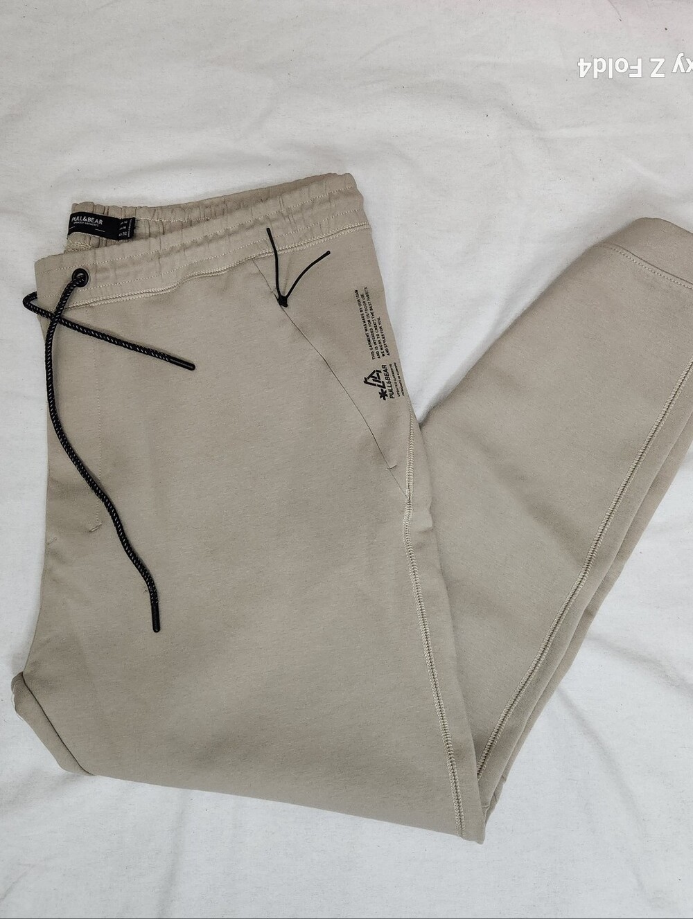 Pull & Bear Tan Khaki Cargo‎ Jogger Sweatpants Streetwear Men Medium M